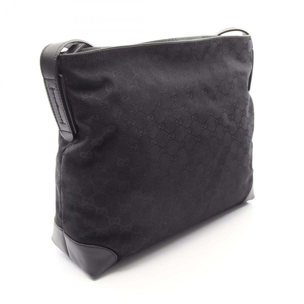 GUCCI Black Leather Shoulder Bag - Picture 2 of 9